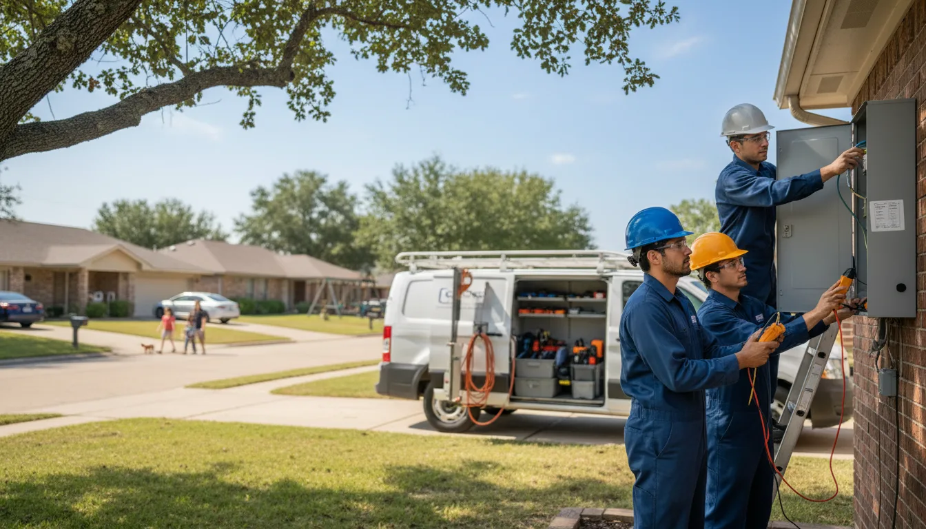 Certified electrician providing emergency electrical services in Hesston, PA